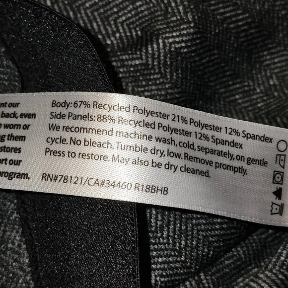 Eileen Fisher Womens‎ Black Gray Herringbone Pants Small - Picture 5 of 5